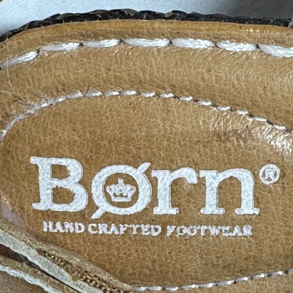 Born White Strappy Sandals. - Picture 2 of 7